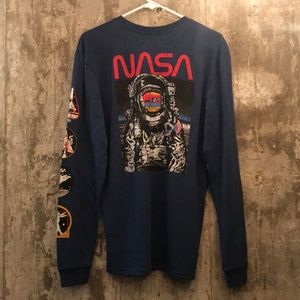 Fifth Sun NASA Mission Patch Long Sleeve Shirt